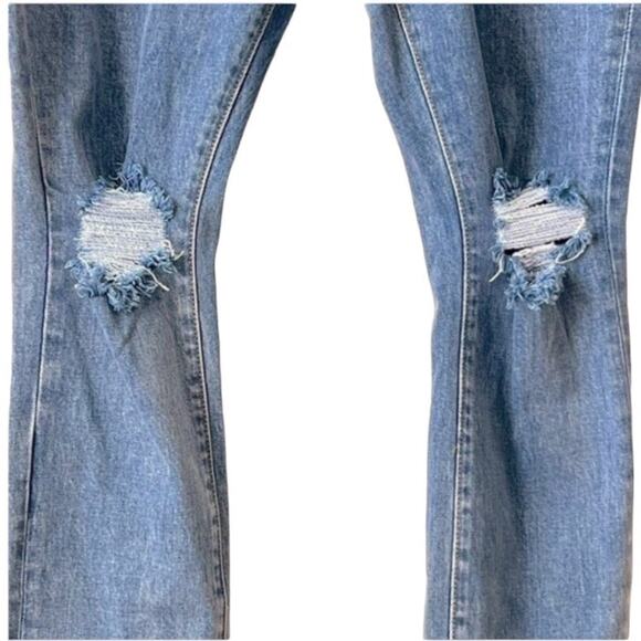 WeWoreWhat The Danielle High Rise Distressed Jeans Size 30 - Picture 6 of 12
